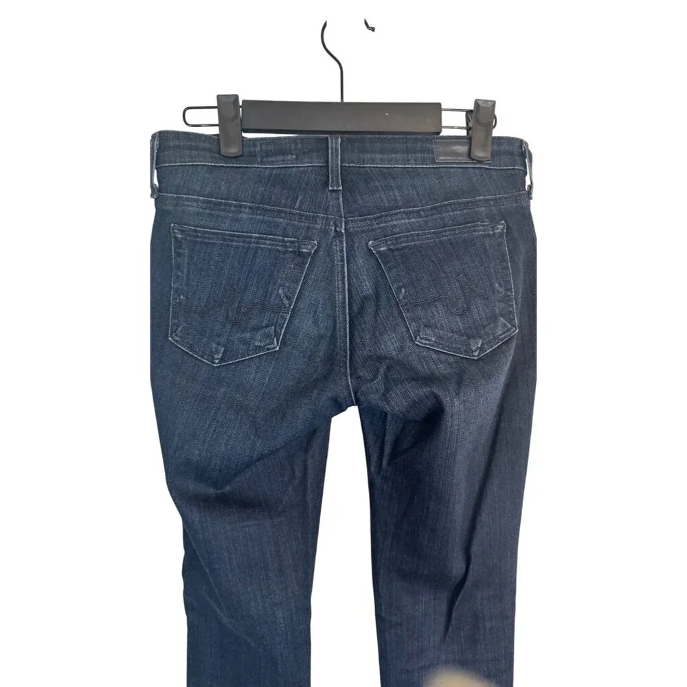 AG Adriano Goldschmied Size 25 Dark Wash Legging Ankle Jeans Cotton Blend